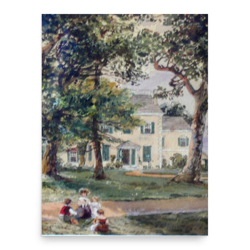 Edmund Darch Lewis poster print, in size 18x24 inches.