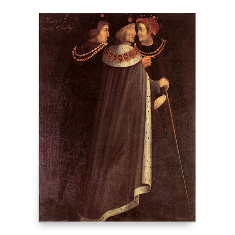 Edmund Dudley poster print, in size 18x24 inches.