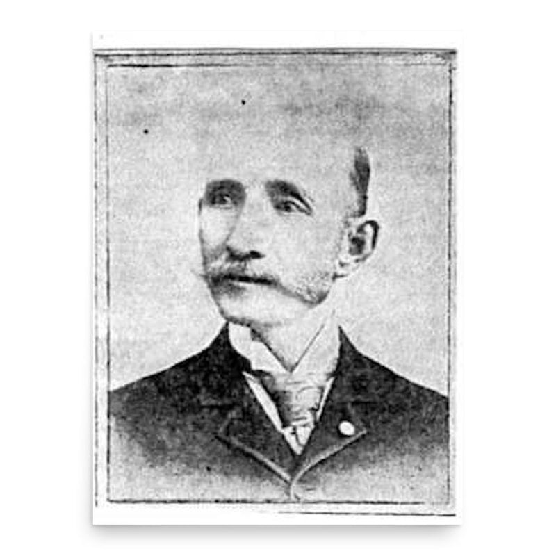 Edmund English poster print, in size 18x24 inches.