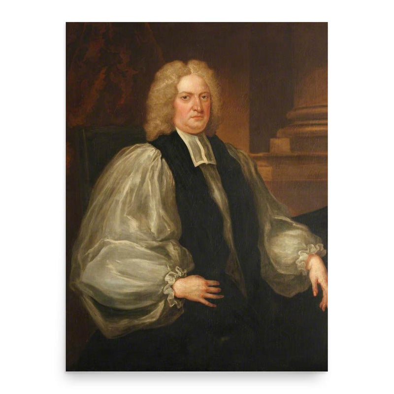 Edmund Gibson poster print, in size 18x24 inches.