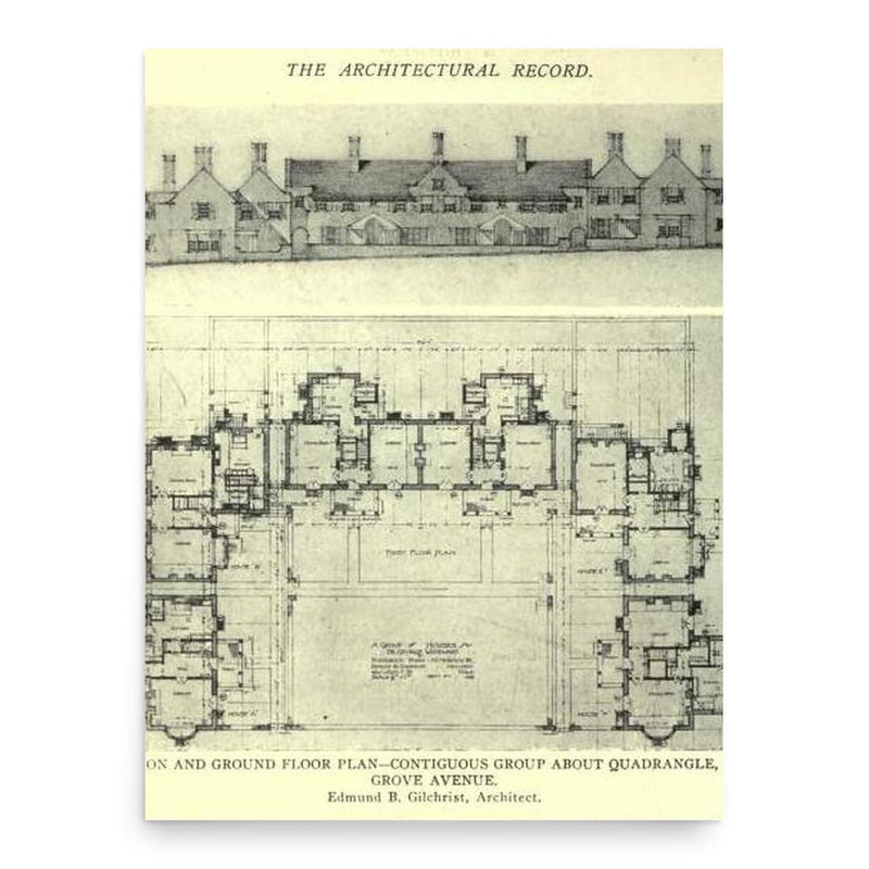 Edmund Gilchrist poster print, in size 18x24 inches.