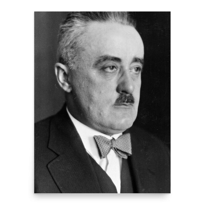 Edmund Glaise-Horstenau poster print, in size 18x24 inches.