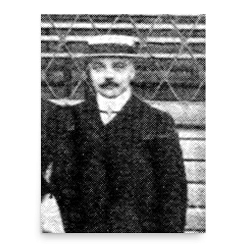 Edmund Goodman poster print, in size 18x24 inches.