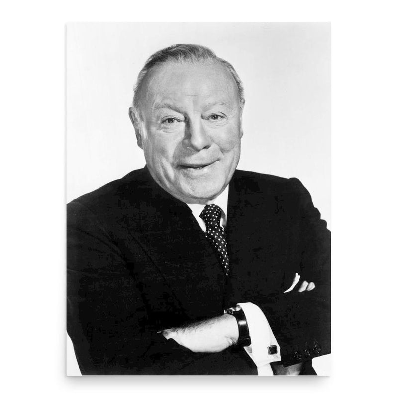 Edmund Gwenn poster print, in size 18x24 inches.