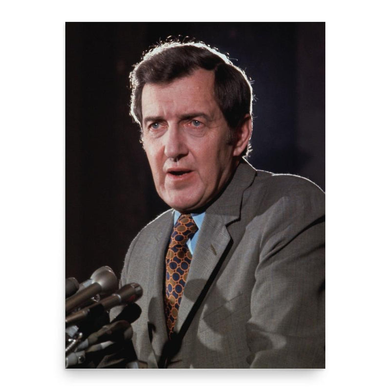 Edmund Muskie poster print, in size 18x24 inches.