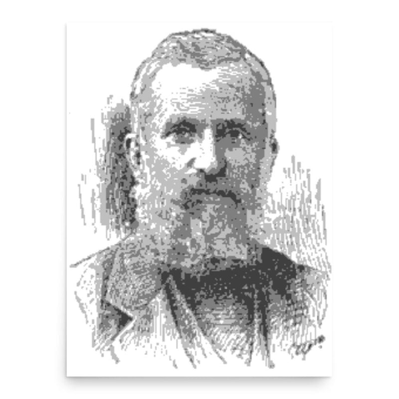 Edmund Noble poster print, in size 18x24 inches.