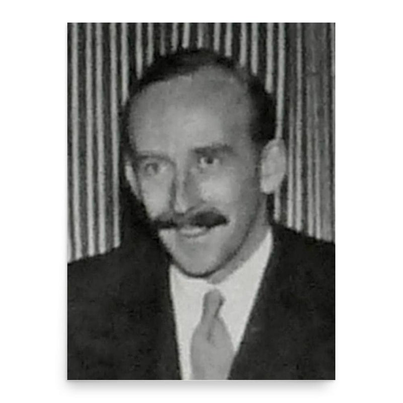 Edmund Paston-Bedingfeld poster print, in size 18x24 inches.