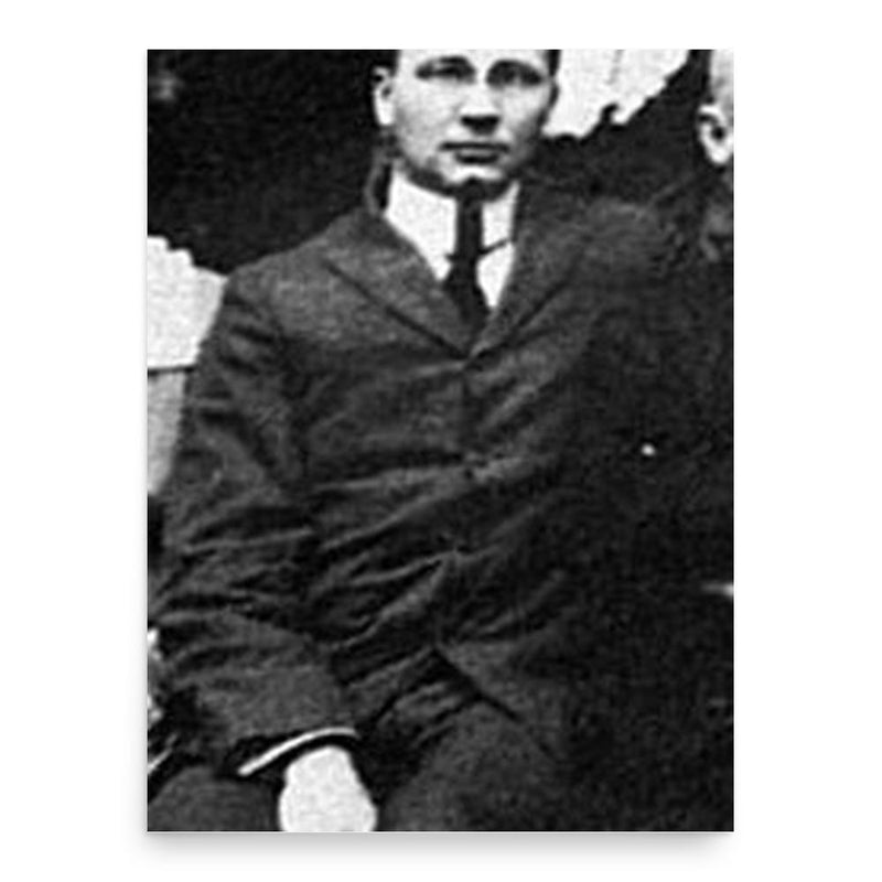 Edmund Pearson poster print, in size 18x24 inches.