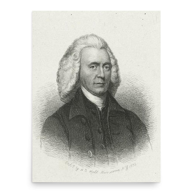 Edmund Pendleton poster print, in size 18x24 inches.