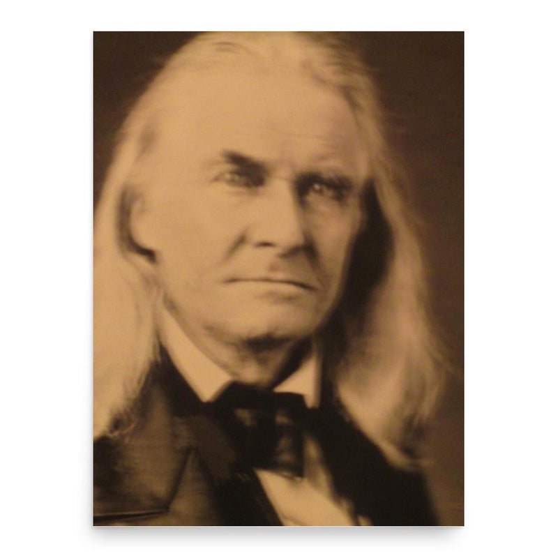 Edmund Ruffin poster print, in size 18x24 inches.