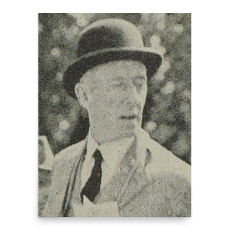 Edmund Rupert Drummond poster print, in size 18x24 inches.