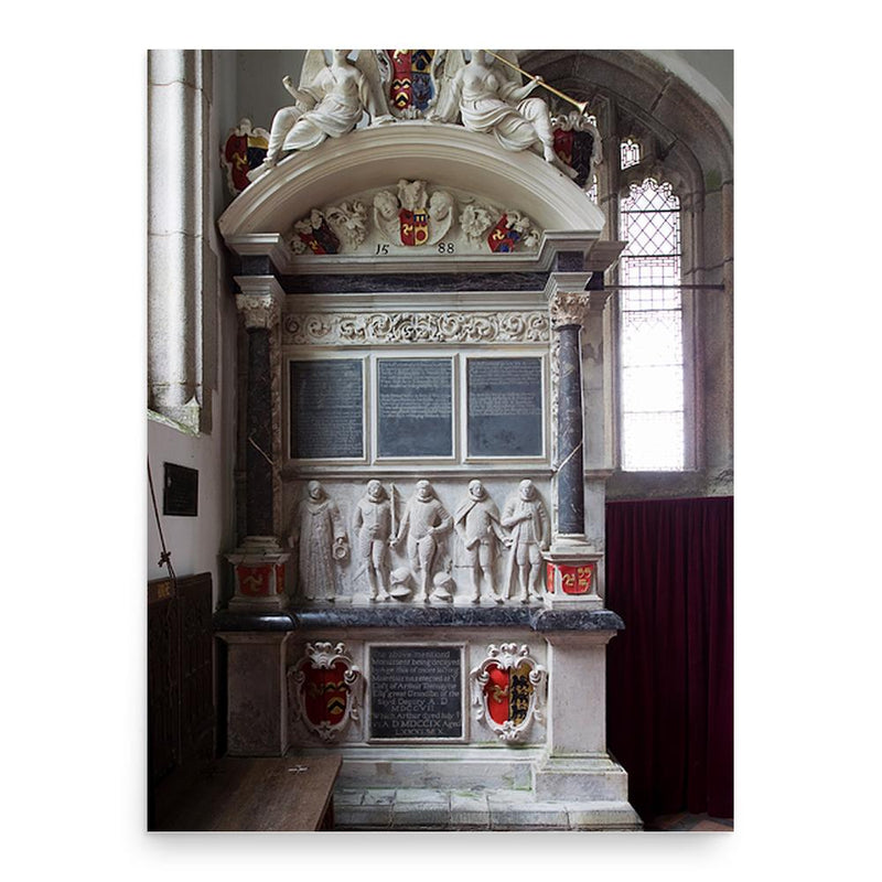 Edmund Tremayne poster print, in size 18x24 inches.