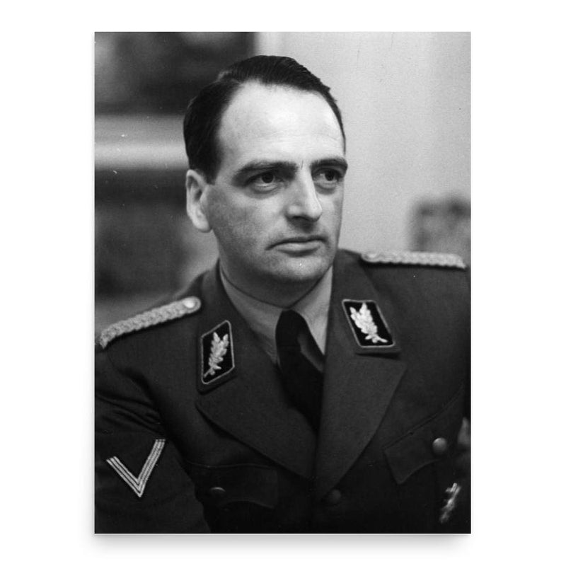 Edmund Veesenmayer poster print, in size 18x24 inches.