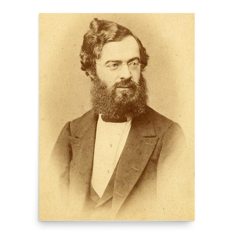 Edmund Weiss poster print, in size 18x24 inches.