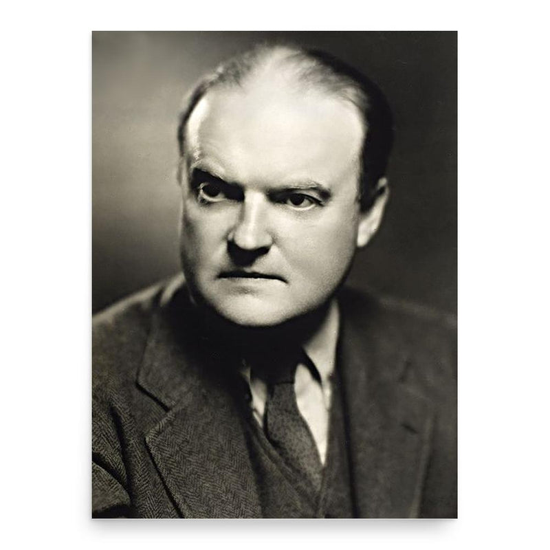 Edmund Wilson poster print, in size 18x24 inches.