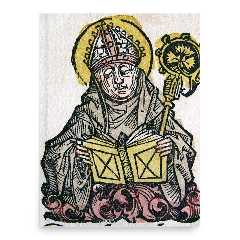 Edmund of Abingdon poster print, in size 18x24 inches.