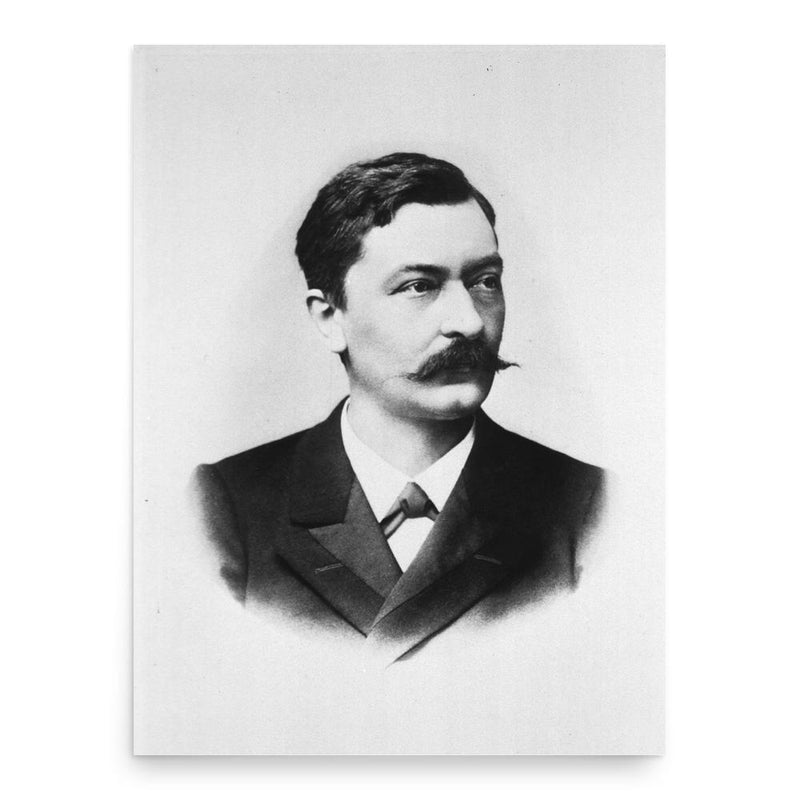 Edmund von Neusser poster print, in size 18x24 inches.