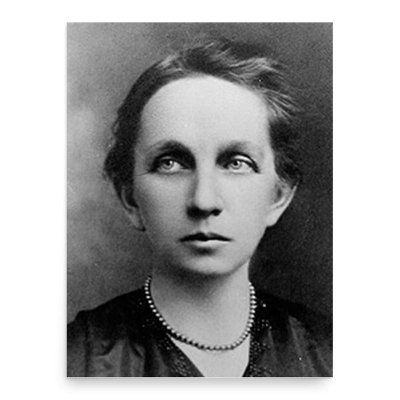 Edna Beard poster print, in size 18x24 inches.