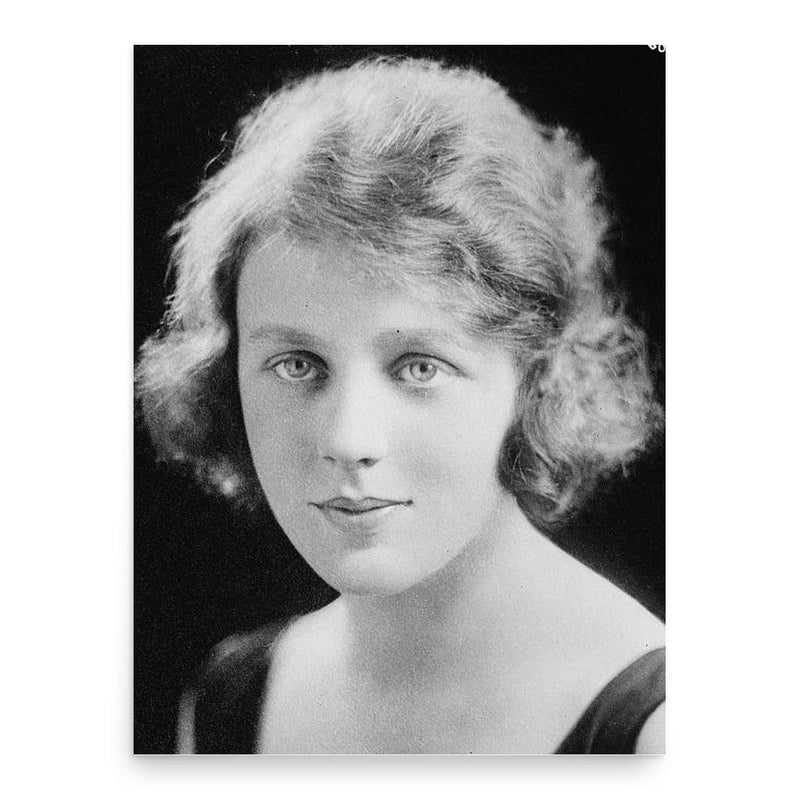 Edna Best poster print, in size 18x24 inches.