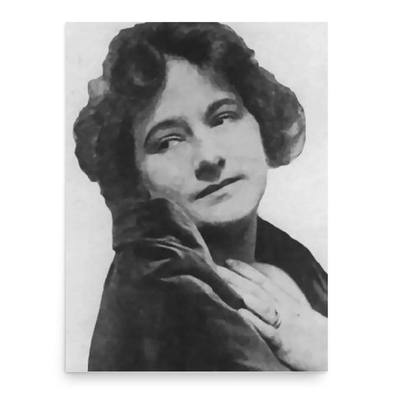 Edna Flugrath poster print, in size 18x24 inches.