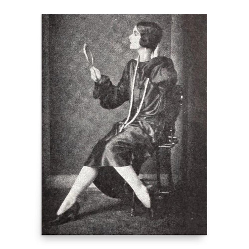 Edna Tichenor poster print, in size 18x24 inches.