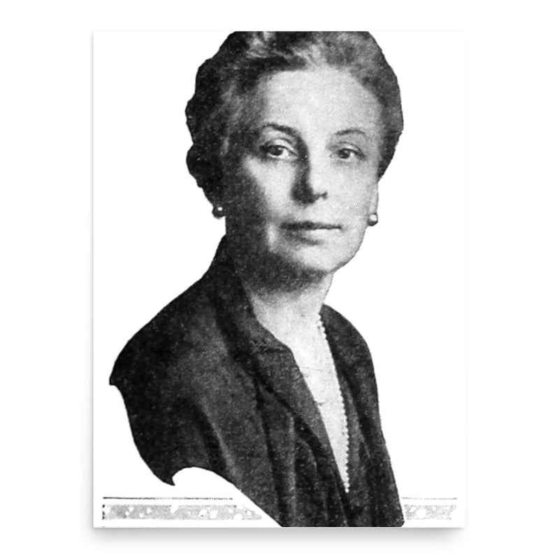 Edna Woolman Chase poster print, in size 18x24 inches.