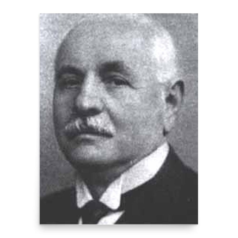 Edoardo Bianchi poster print, in size 18x24 inches.