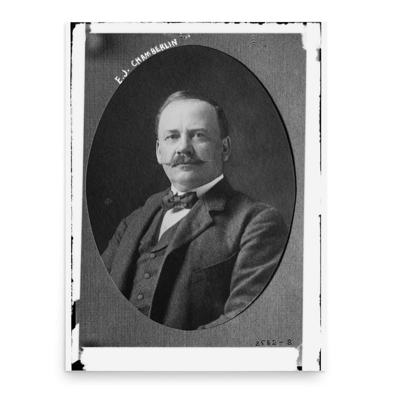 Edson Joseph Chamberlin poster print, in size 18x24 inches.