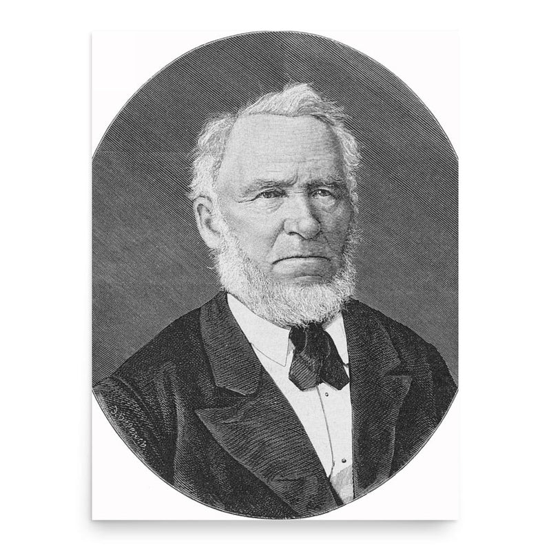 Eduard August von Regel poster print, in size 18x24 inches.