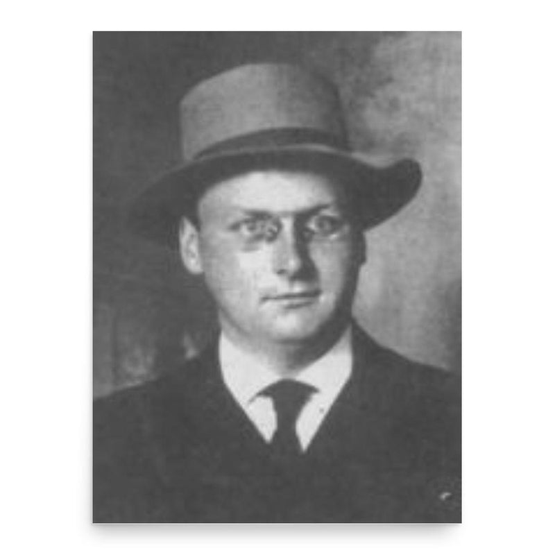 Eduard Bass poster print, in size 18x24 inches.