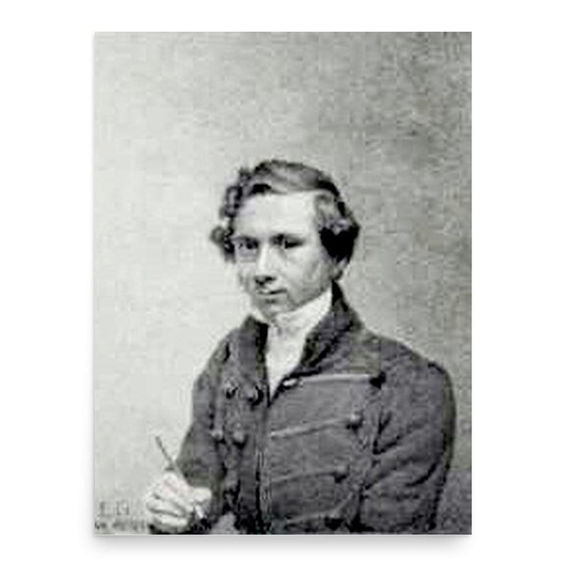 Eduard Gaertner poster print, in size 18x24 inches.