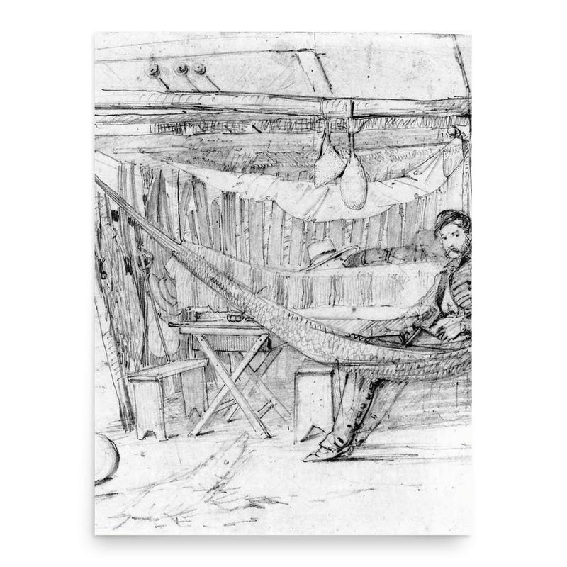 Eduard Harkort poster print, in size 18x24 inches.