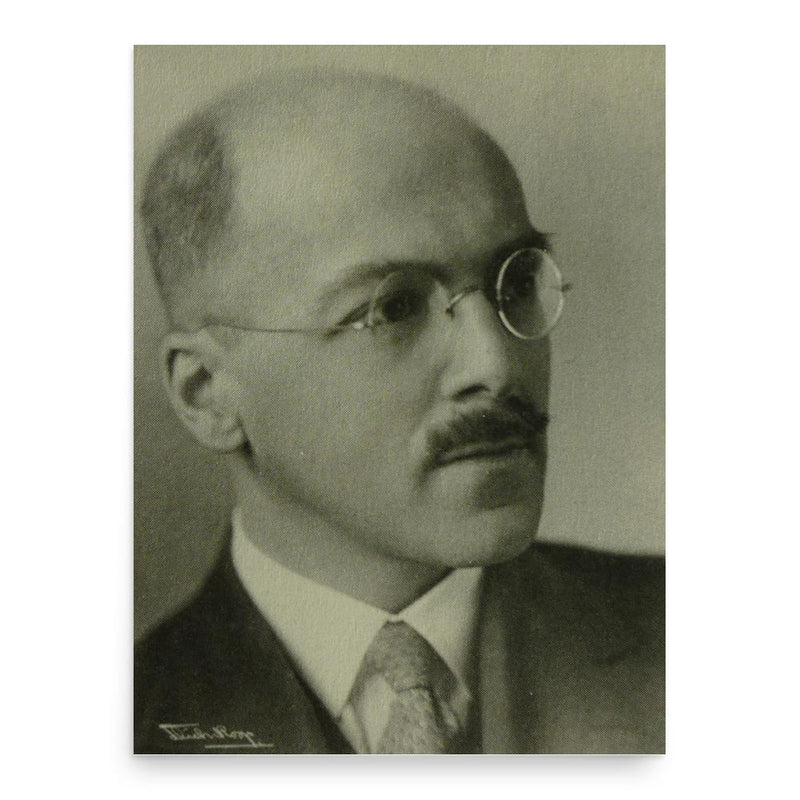 Eduard Heimann poster print, in size 18x24 inches.