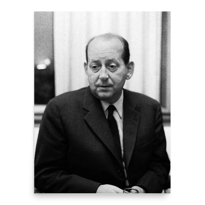 Eduard Tubin poster print, in size 18x24 inches.