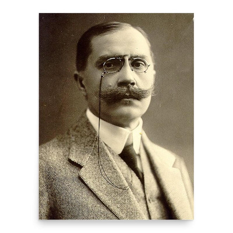 Eduard Vilde poster print, in size 18x24 inches.