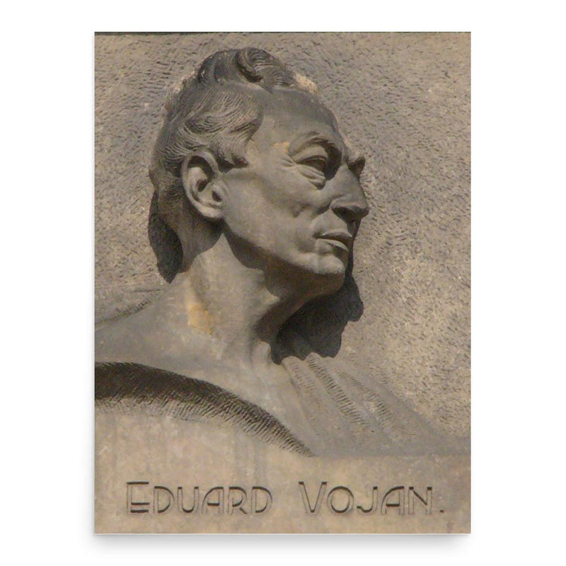 Eduard Vojan poster print, in size 18x24 inches.