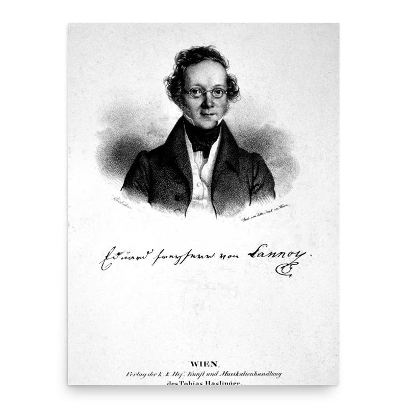 Eduard de Lannoy poster print, in size 18x24 inches.