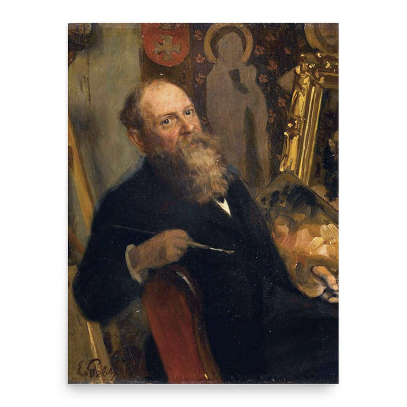 Eduard von Gebhardt poster print, in size 18x24 inches.