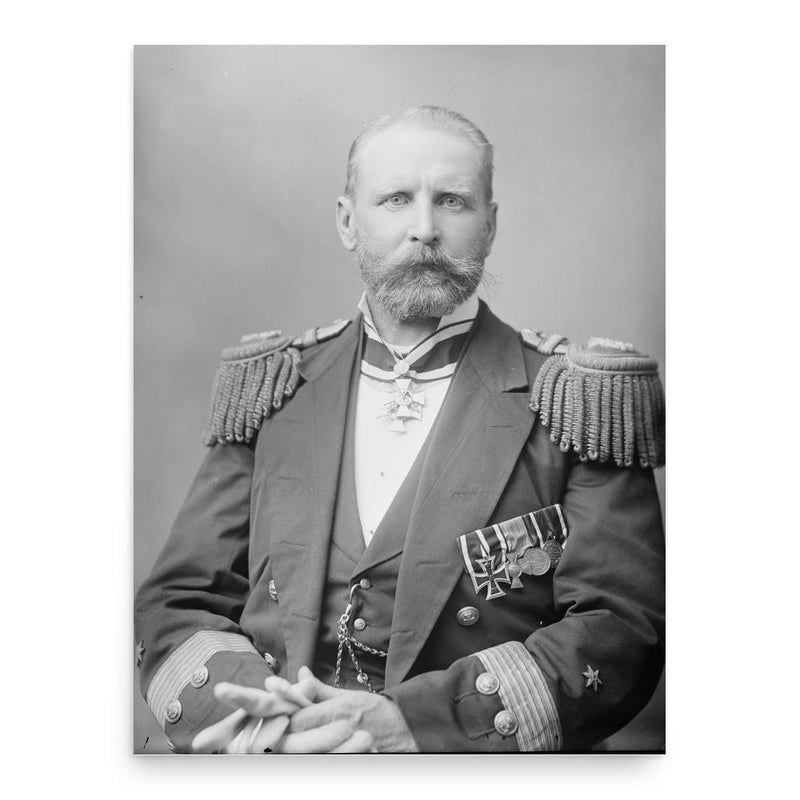 Eduard von Knorr poster print, in size 18x24 inches.