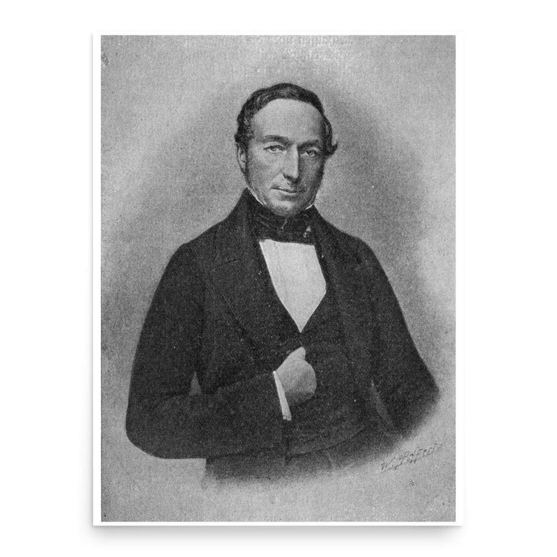 Eduard von Schele zu Schelenburg poster print, in size 18x24 inches.