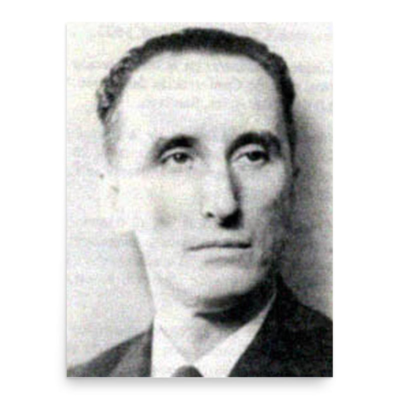 Eduardo Cruz-Coke poster print, in size 18x24 inches.