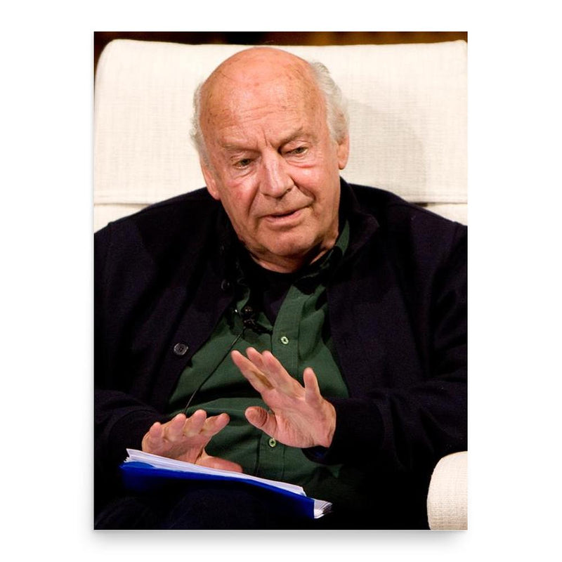 Eduardo Galeano poster print, in size 18x24 inches.