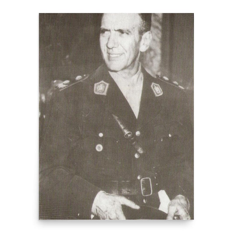 Eduardo Lonardi poster print, in size 18x24 inches.