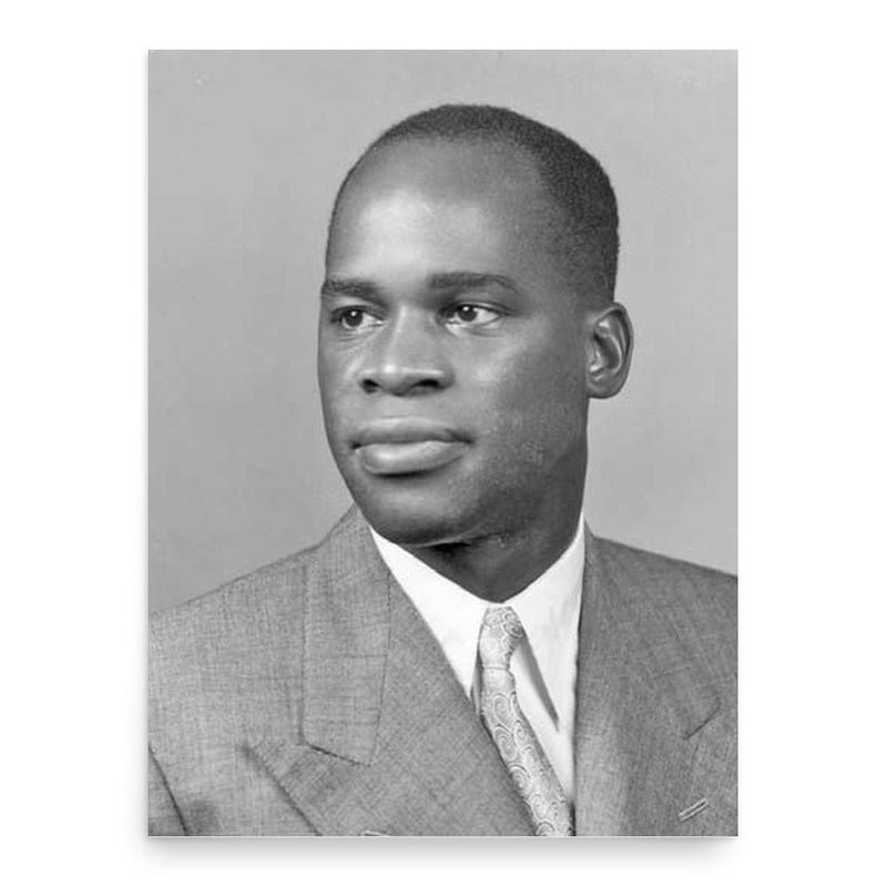 Eduardo Mondlane poster print, in size 18x24 inches.