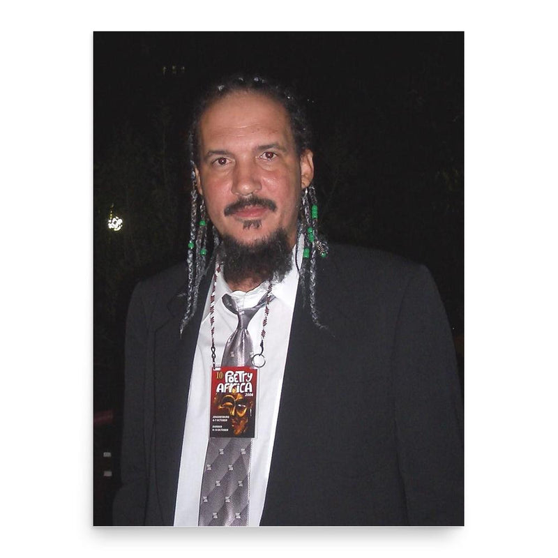 Eduardo White poster print, in size 18x24 inches.