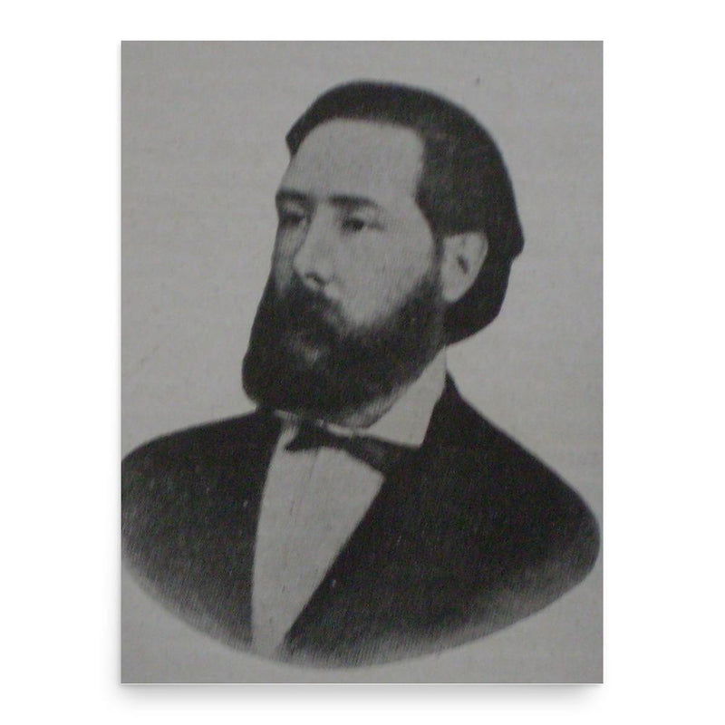 Eduardo Wilde poster print, in size 18x24 inches.