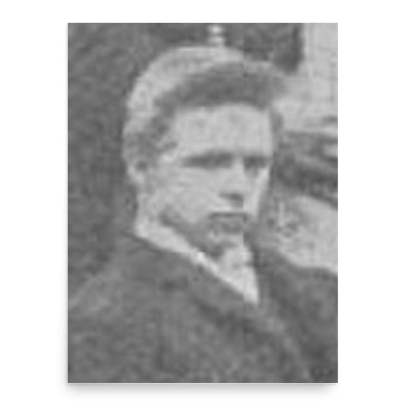 Edvard Amundsen poster print, in size 18x24 inches.