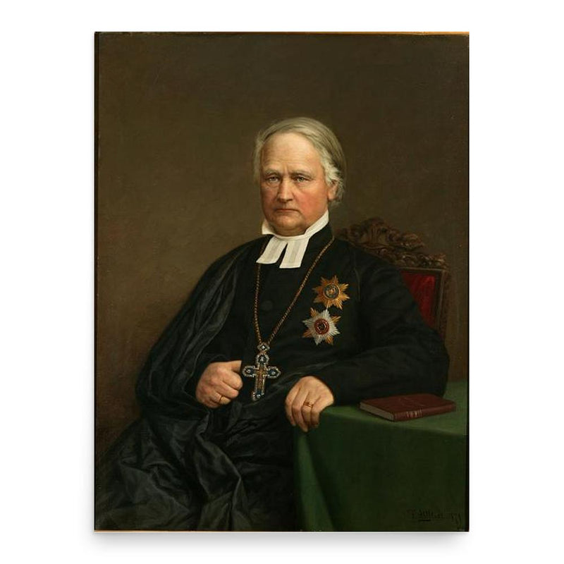 Edvard Bergenheim poster print, in size 18x24 inches.