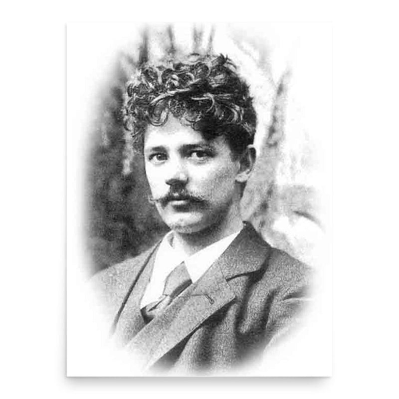 Edvard Eriksen poster print, in size 18x24 inches.