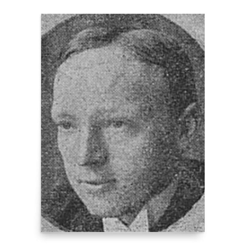 Edvard Linna poster print, in size 18x24 inches.